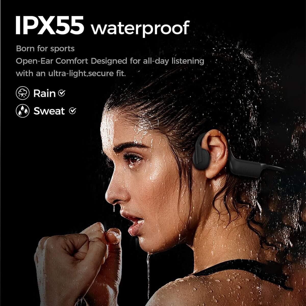 Audífonos de conducción ósea inalámbricos con Bluetooth, - Imagen 5