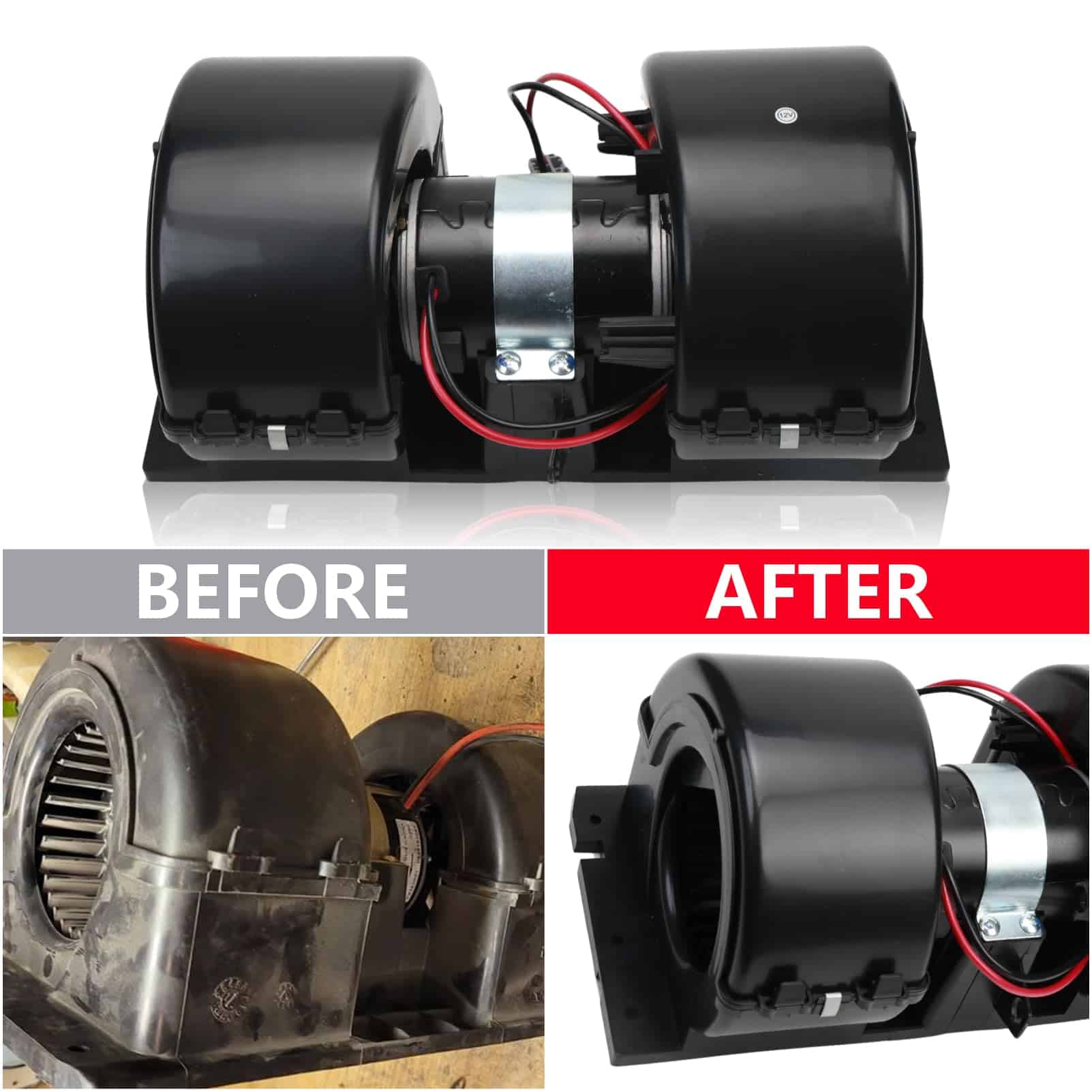 Motor del ventilador Anlseiod compatible con camiones de la - Imagen 6