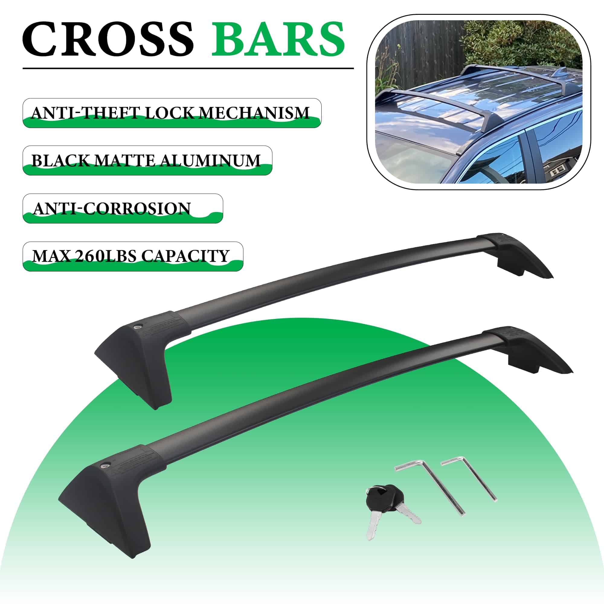 Barras Transversales para Rieles de Techo de Repuesto para - Imagen 7