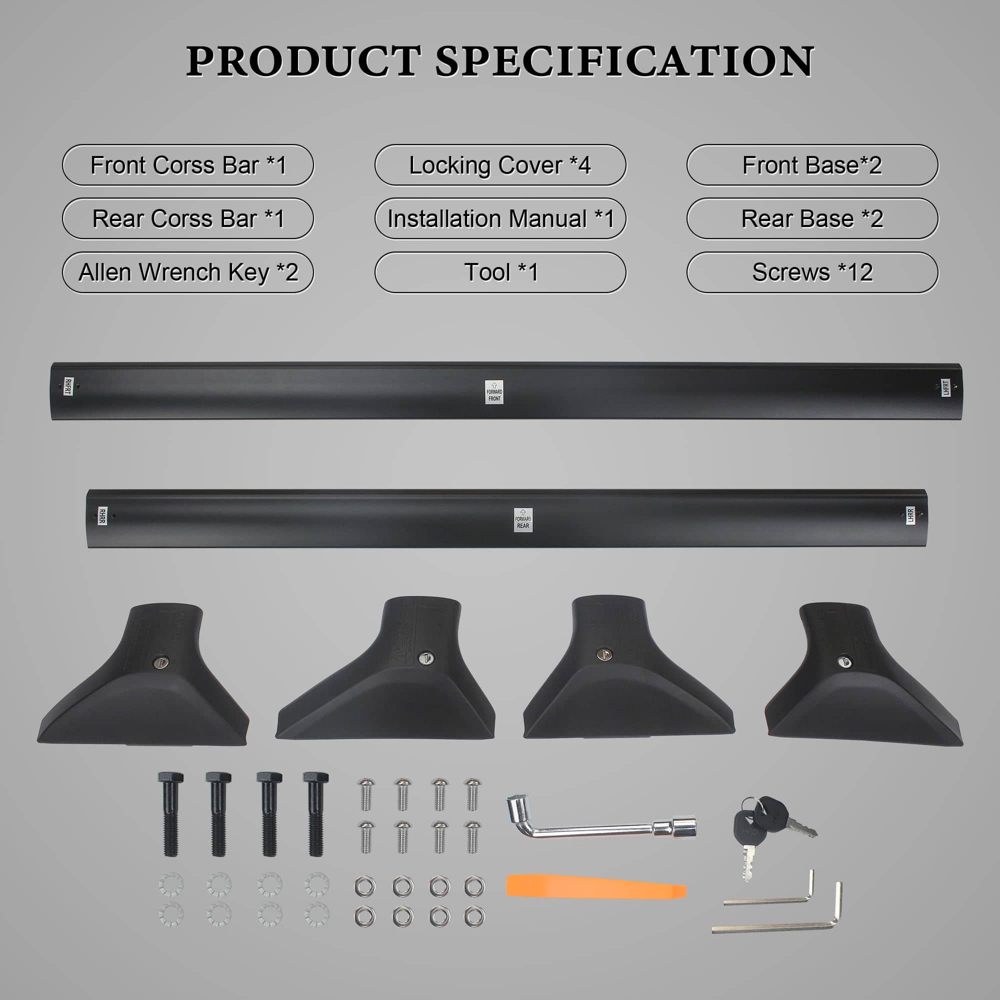 Barras Transversales para Rieles de Techo de Repuesto para - Imagen 5
