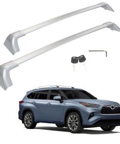 Barras Transversales para Portaequipajes de Techo Plata