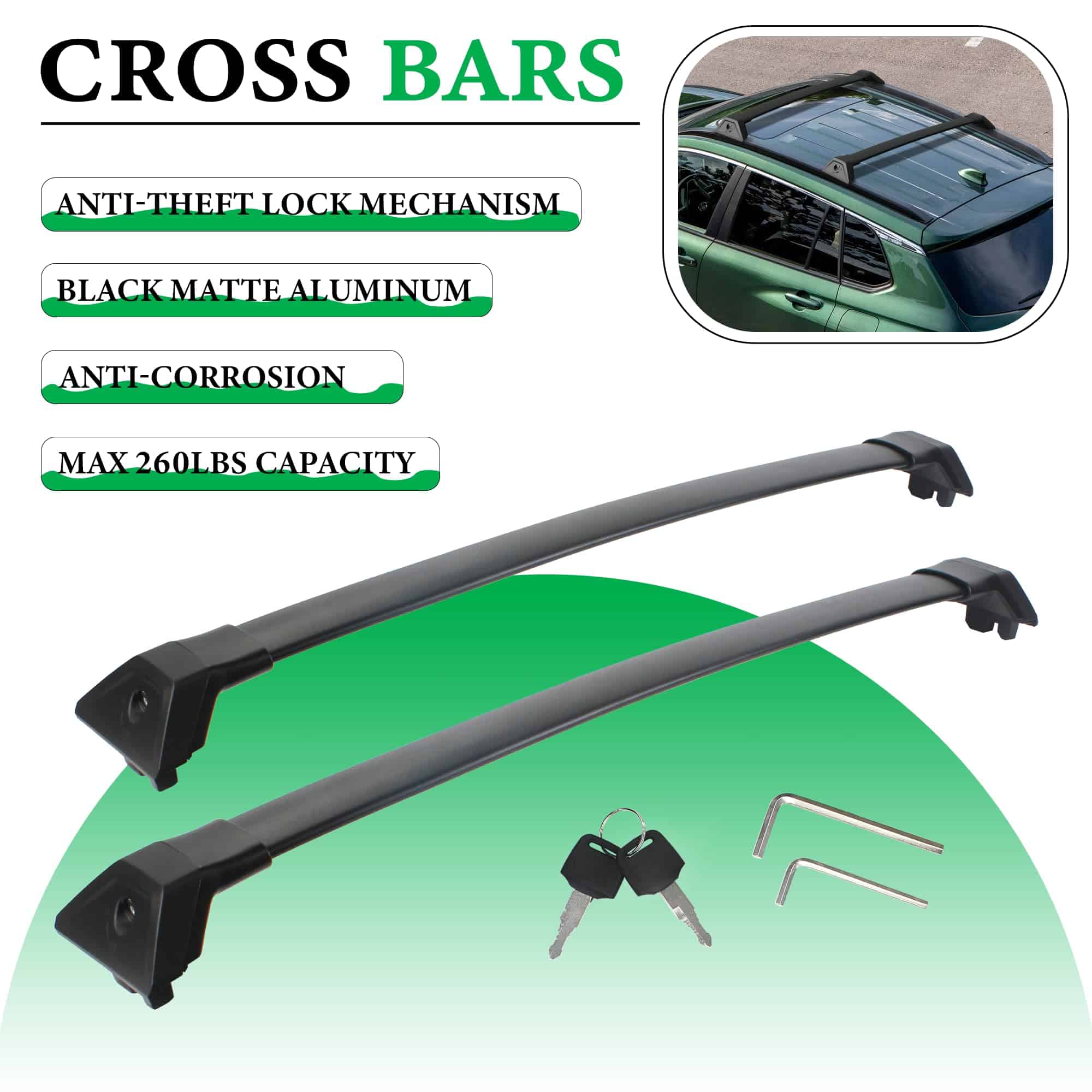 Barras transversales del portaequipajes de repuesto para - Imagen 4