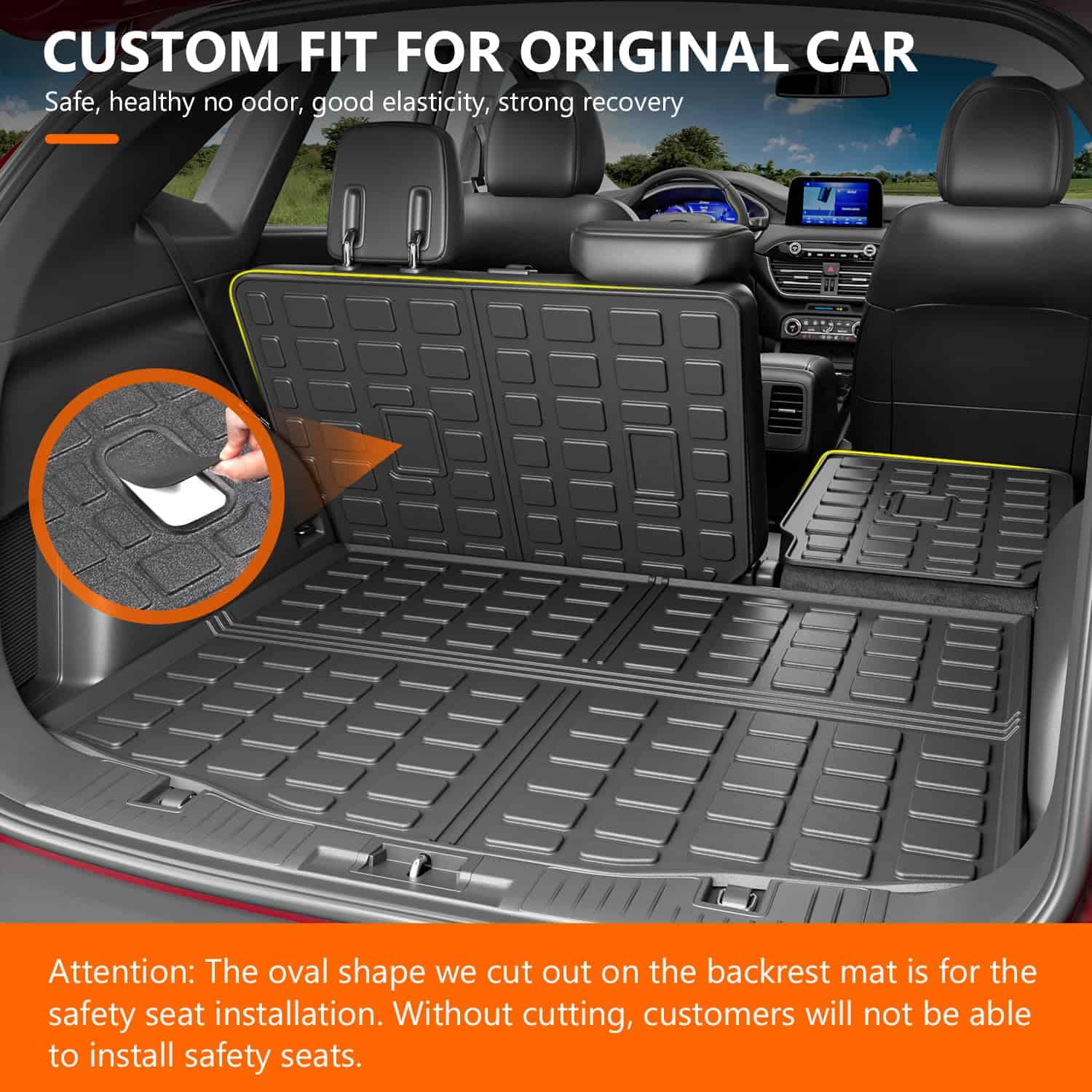 Tapete de Piso de Combustible powoq Compatible con Ford - Imagen 5