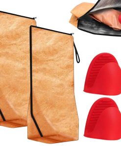 2 Pcs Manta de BBQ para Reposar Carne con Cremallera y 2