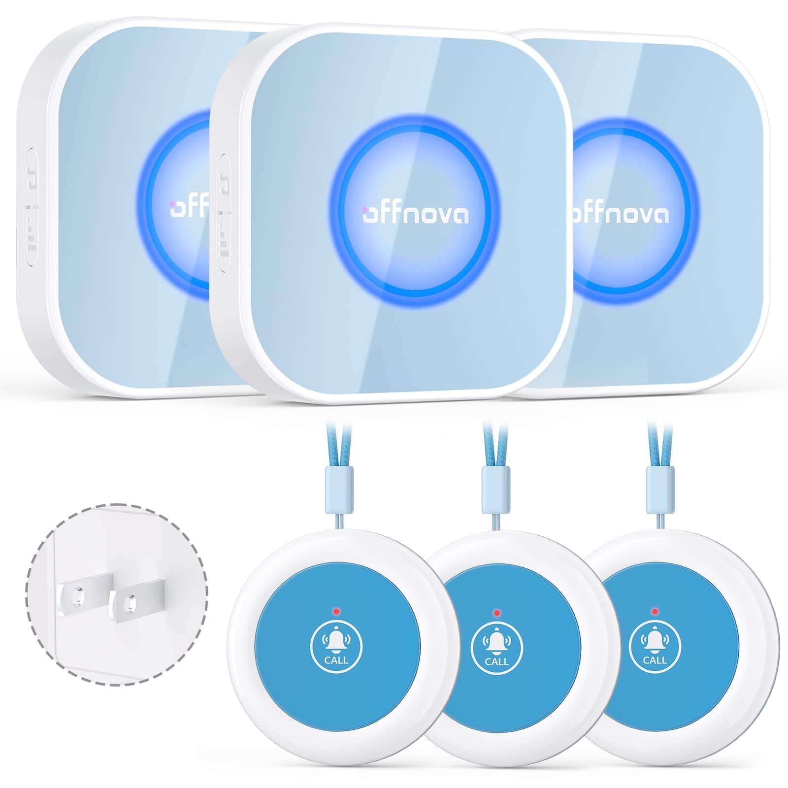 Sistema de Botón de Llamada Inalámbrico OFFNOVA para