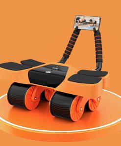Rodillo Abdominal de 4 Ruedas 2025 con Soporte para Codos: