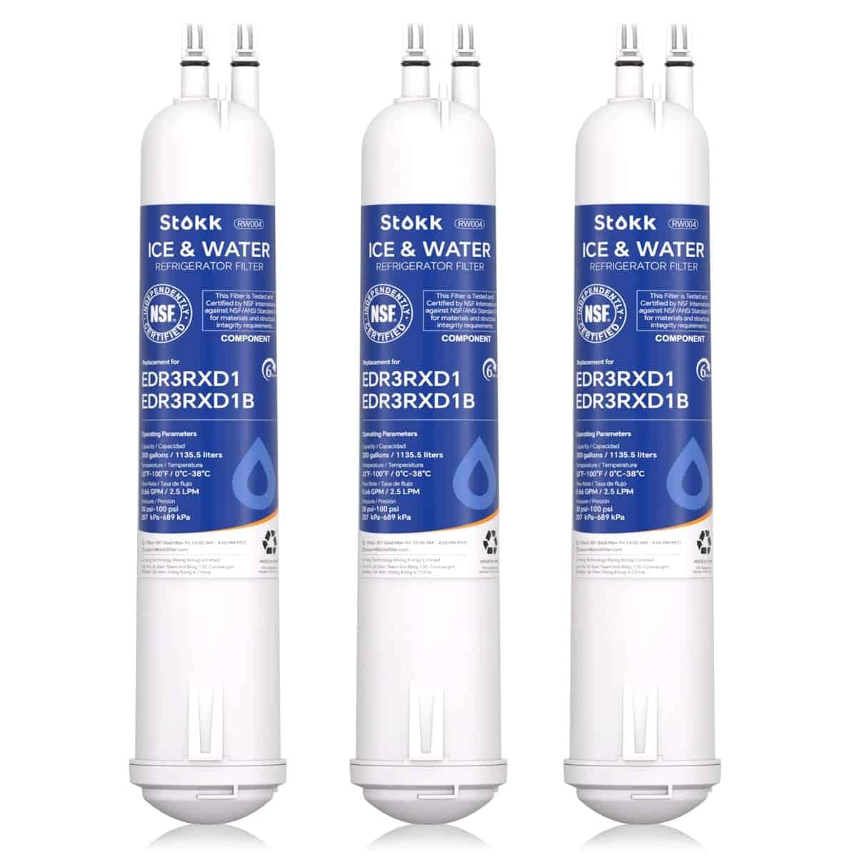 Filtro de Agua de Repuesto Stokk EDR3RXD1 Compatible con