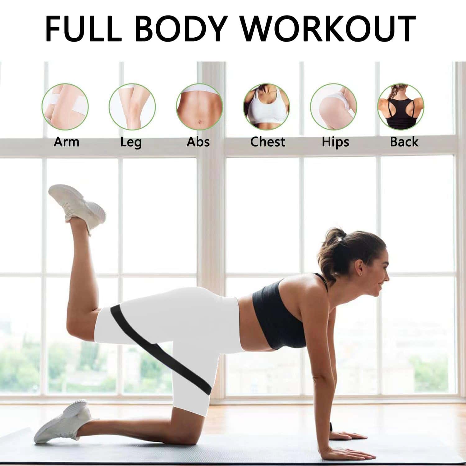 Almohadilla de Soporte para Rodillas de Yoga -Negro - Imagen 6