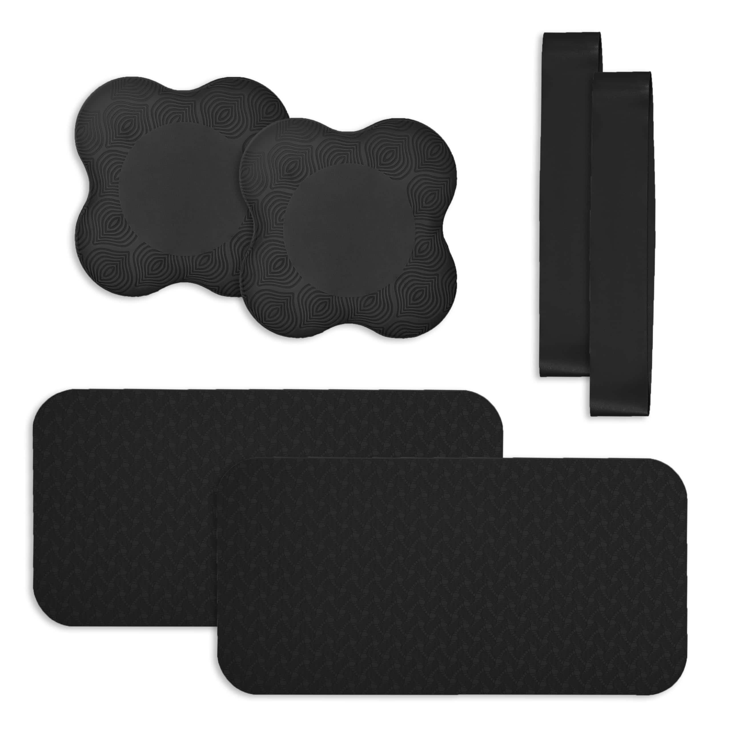 Almohadilla de Soporte para Rodillas de Yoga -Negro