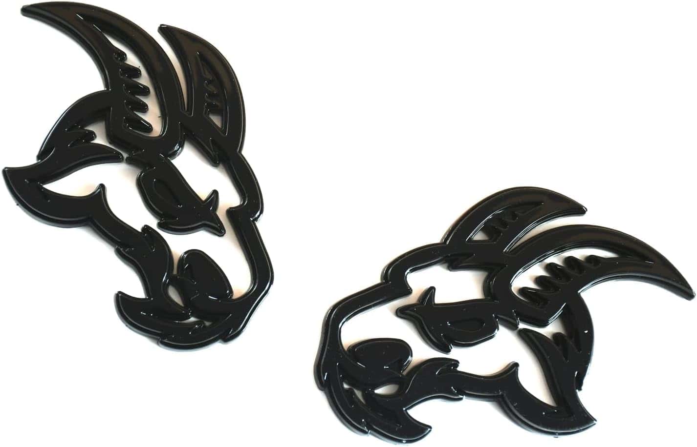 Par de Emblemas de Cabeza Personalizados Nuevos Cabra - Imagen 6