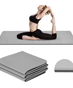 Tapete de Yoga Plegable para Viajes, Tapete de Pilates de 6
