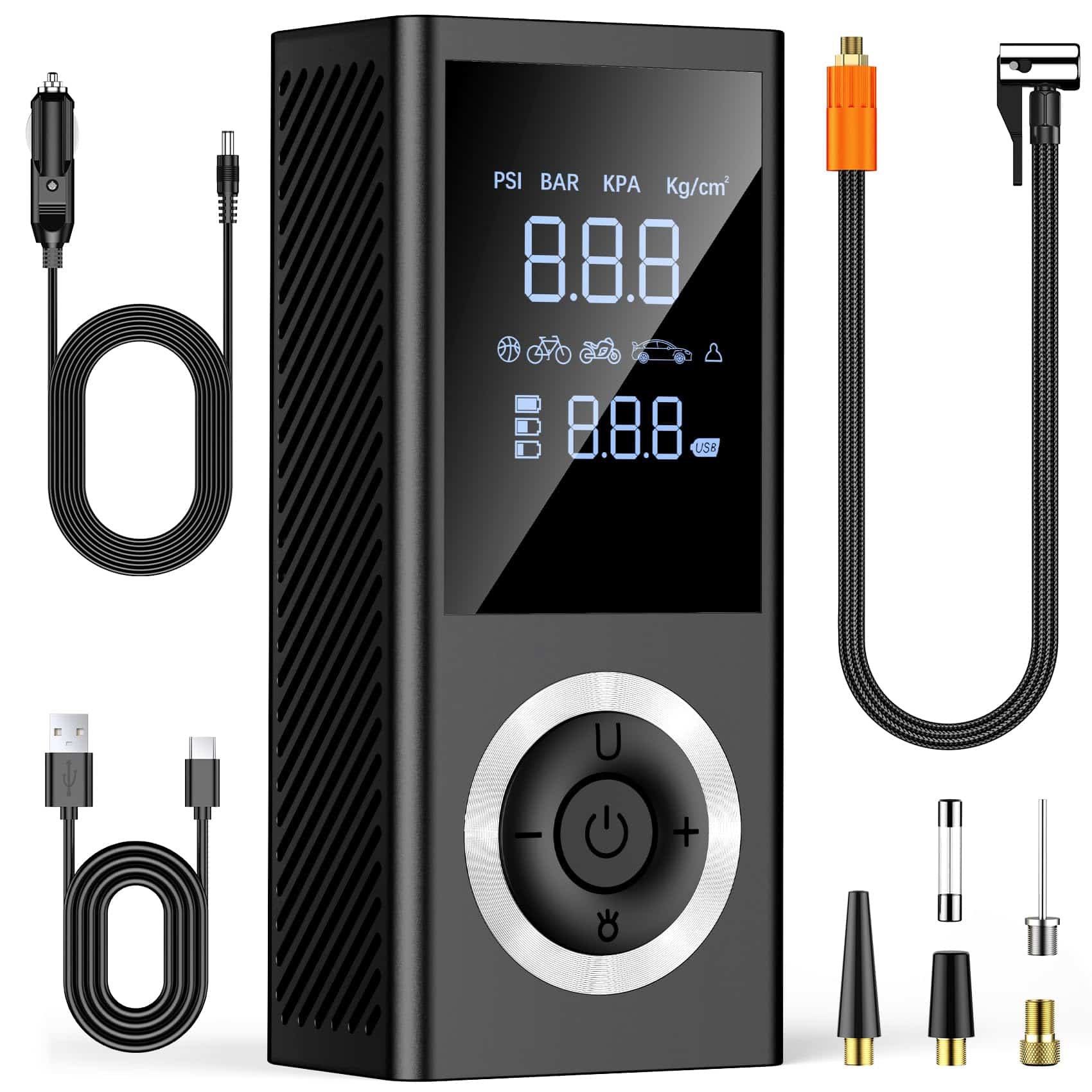 Inflador de neumáticos inalámbrico, Compresor de aire