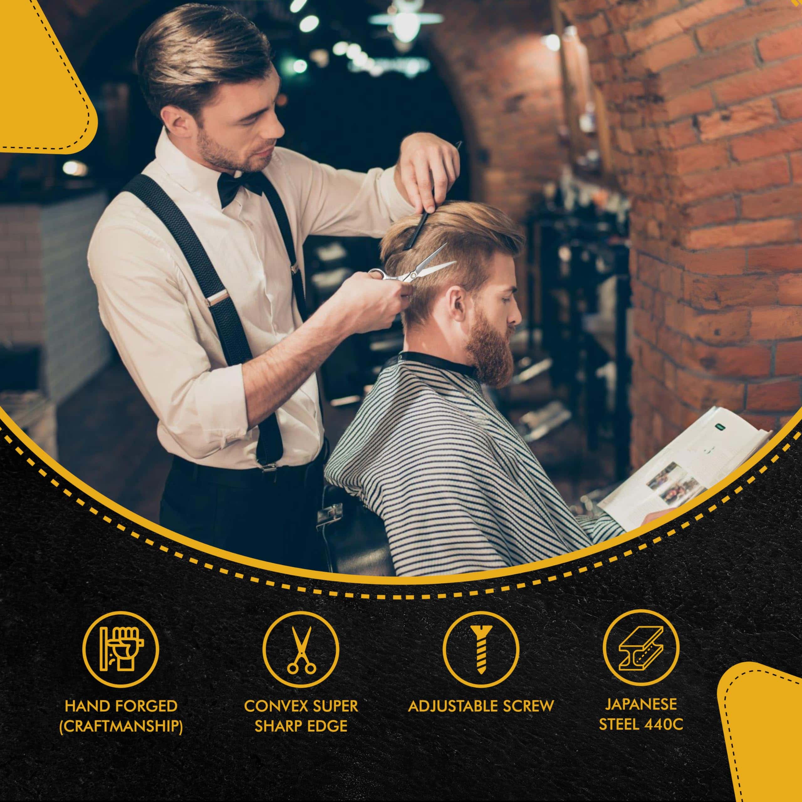 Tijeras de Peluquería Profesional Nixcer - Acero Japonés - Imagen 8