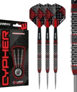 Winmau Darts Cypher 22g Juego de Dardos de Punta de Acero