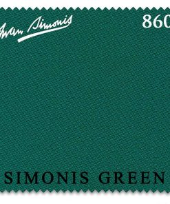 Paño de mesa de billar Simonis 860 - Rieles -Verde Simonis
