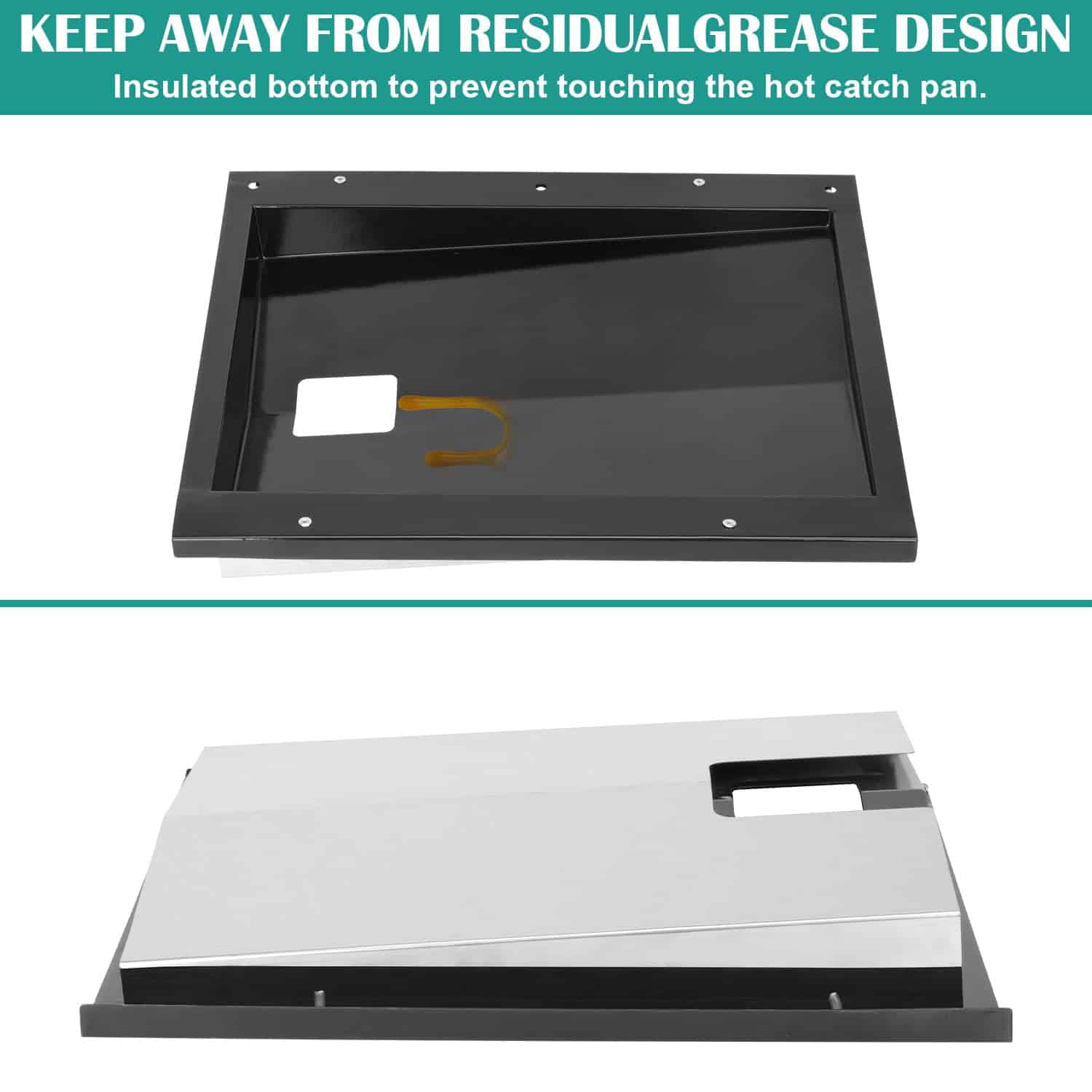 Bandeja de grasa 69803 con revestimiento de papel de - Imagen 5