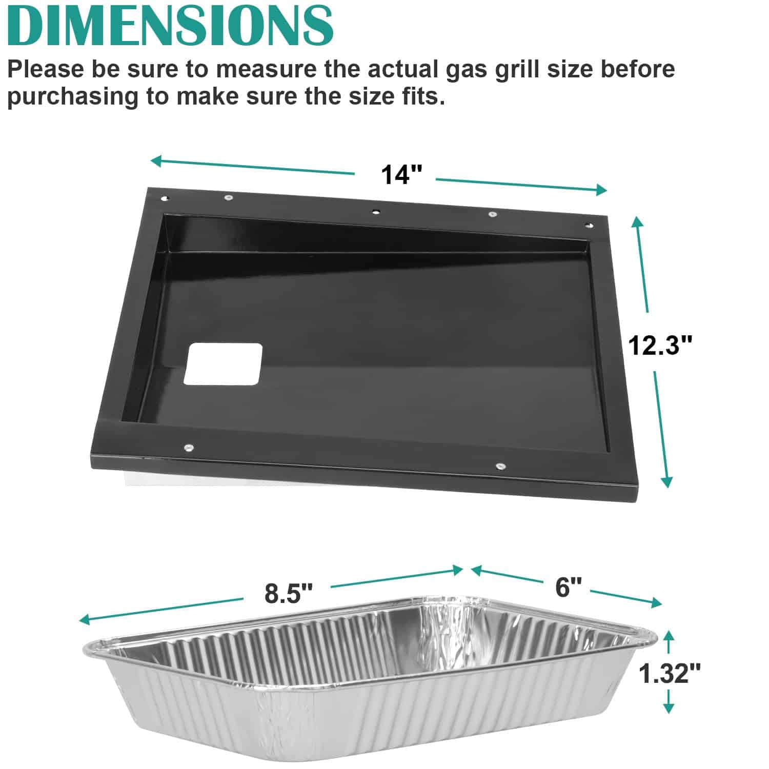Bandeja de grasa 69803 con revestimiento de papel de - Imagen 3
