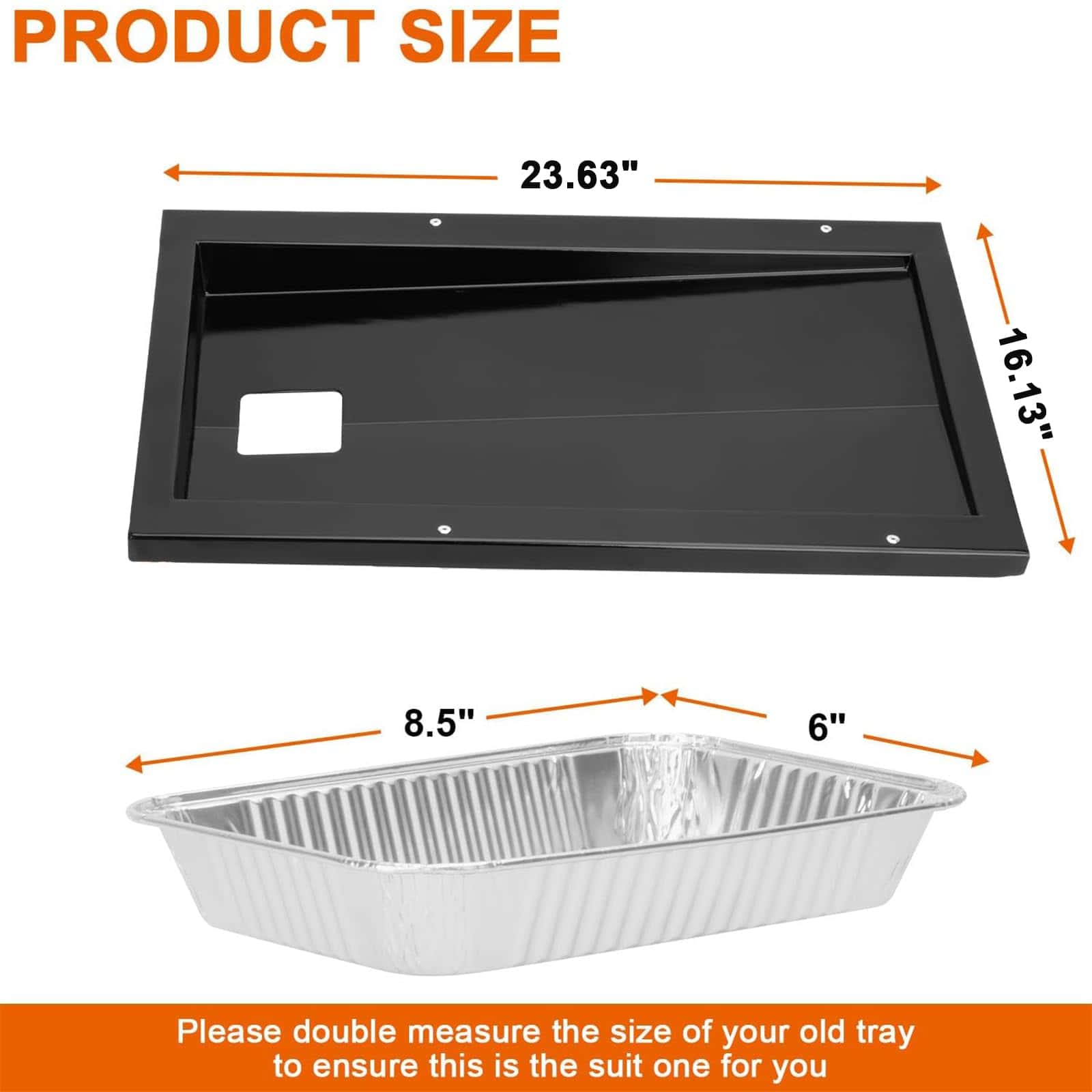 Bandeja de grasa 67767 con 10 Pcs 6415 Forro de Bandeja de - Imagen 3