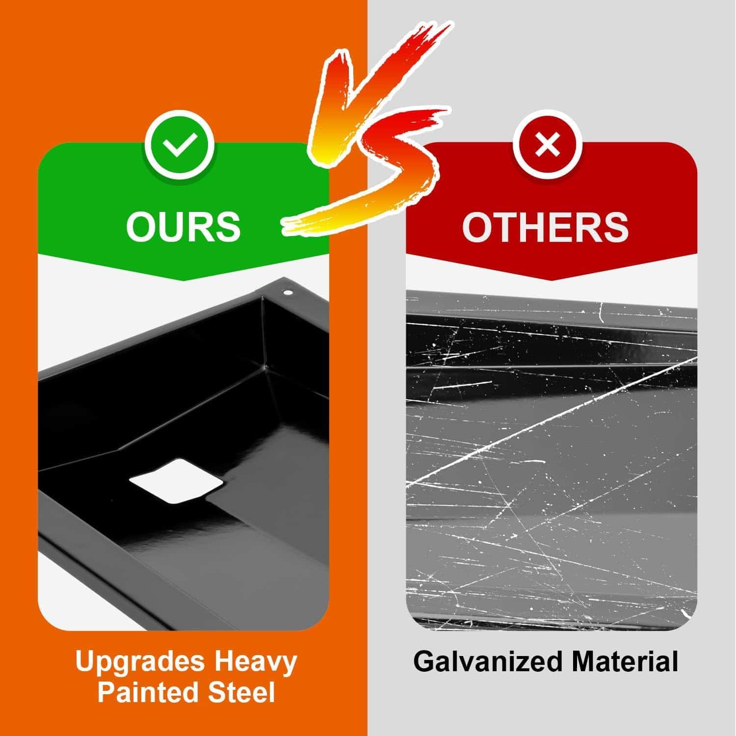 Bandeja de grasa 67767 con 10 Pcs 6415 Forro de Bandeja de - Imagen 6