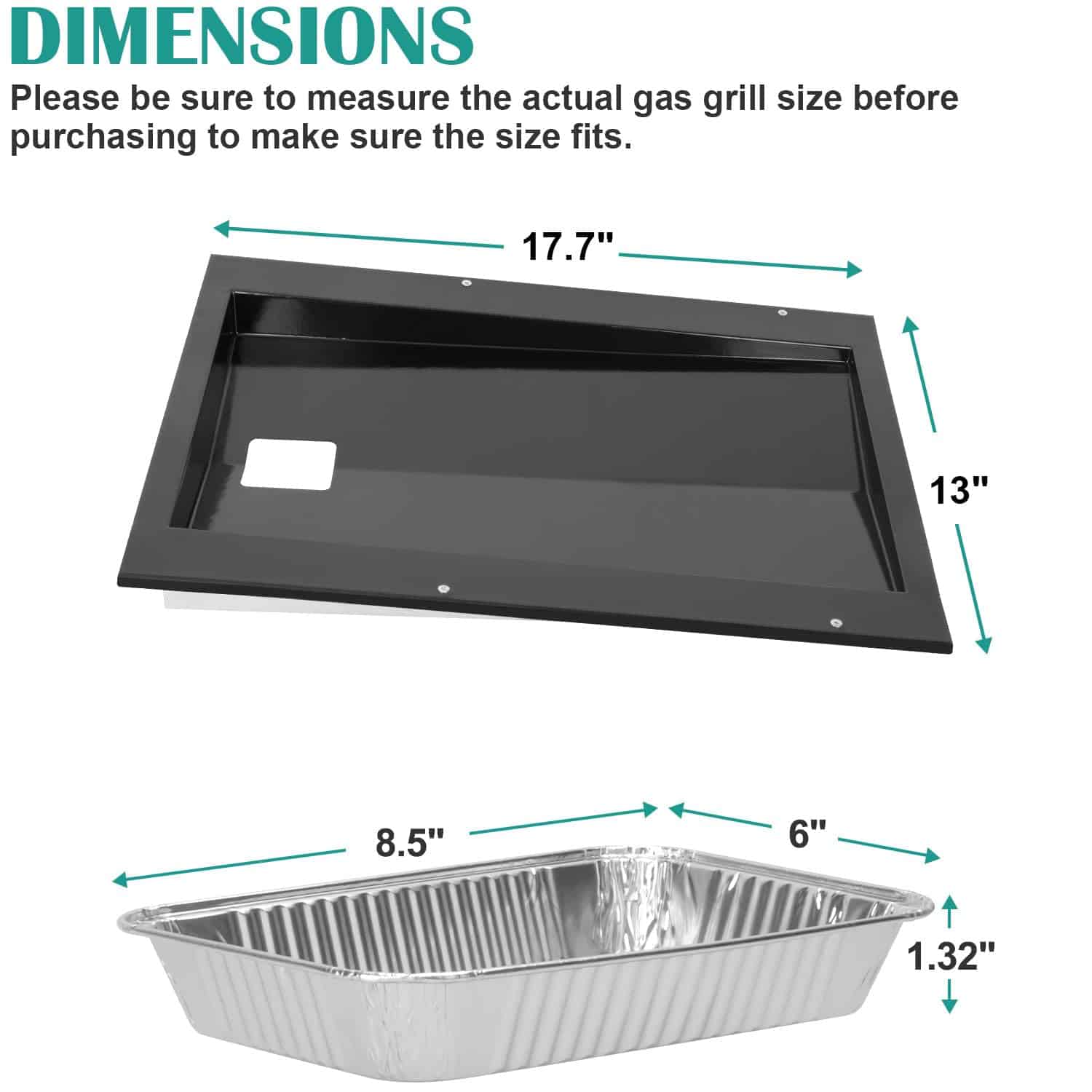 Bandeja de Grasa EasiBBQ 69804 con 6415 Liner de Papel de - Imagen 3