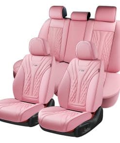 Cubre Asientos para Autos Juego Completo, 5 -Rosa