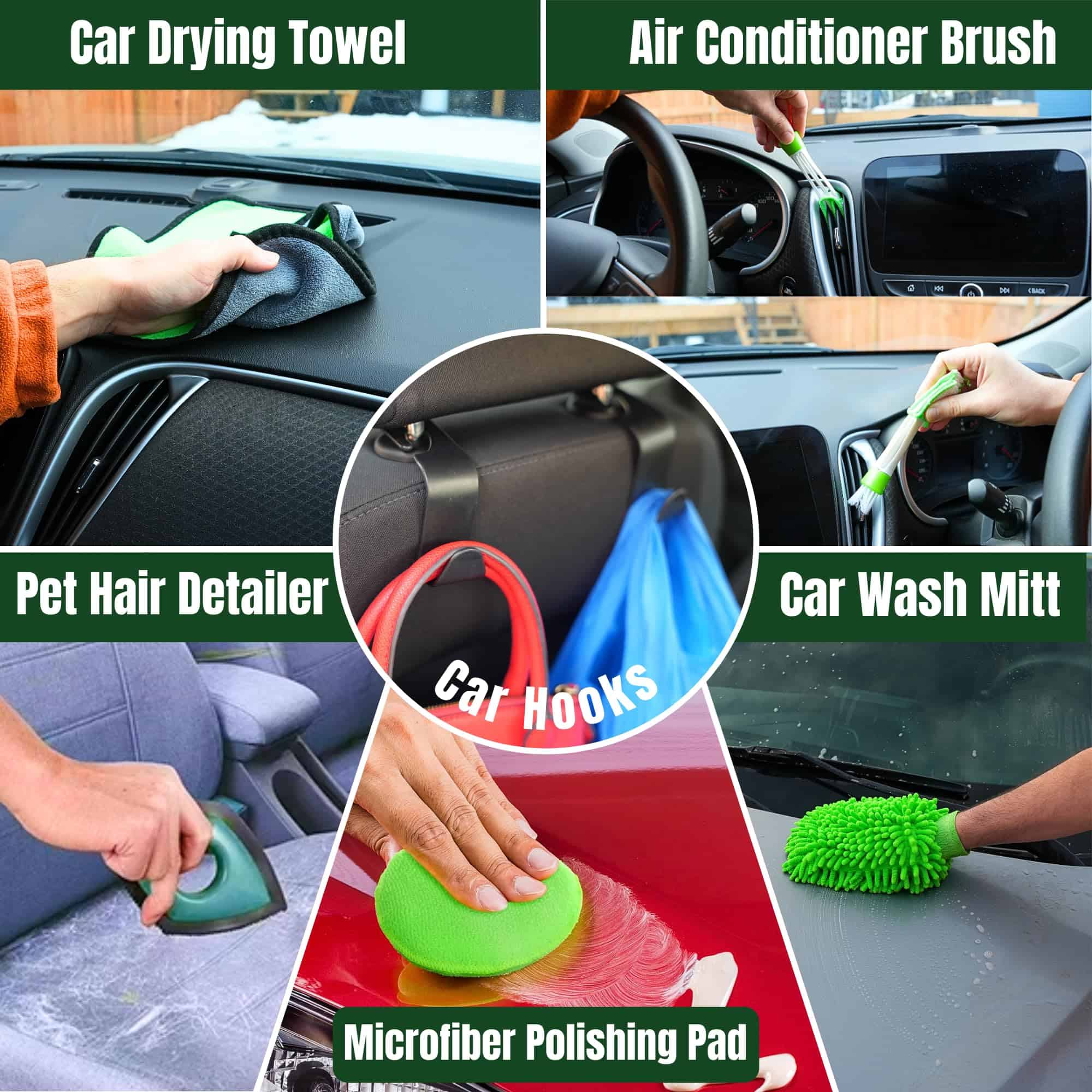 APEX LANE 31 Piezas Kit de Detallado de Autos, Juego de - Imagen 5