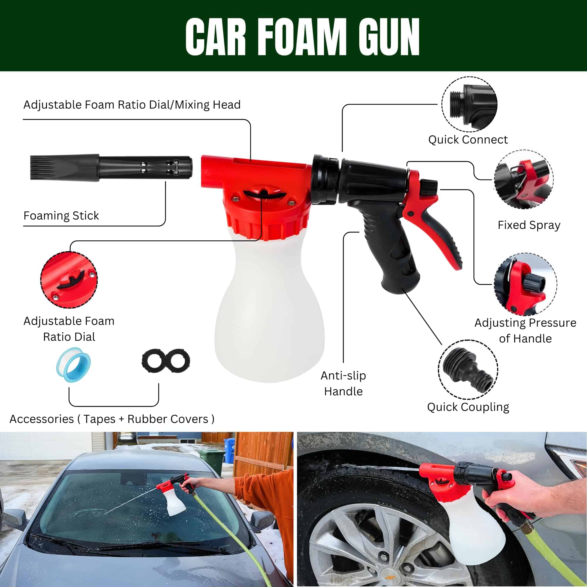 APEX LANE 31 Piezas Kit de Detallado de Autos, Juego de - Imagen 6