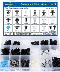 Conjunto de 190pcs de Retenedores de Clips para Toyota