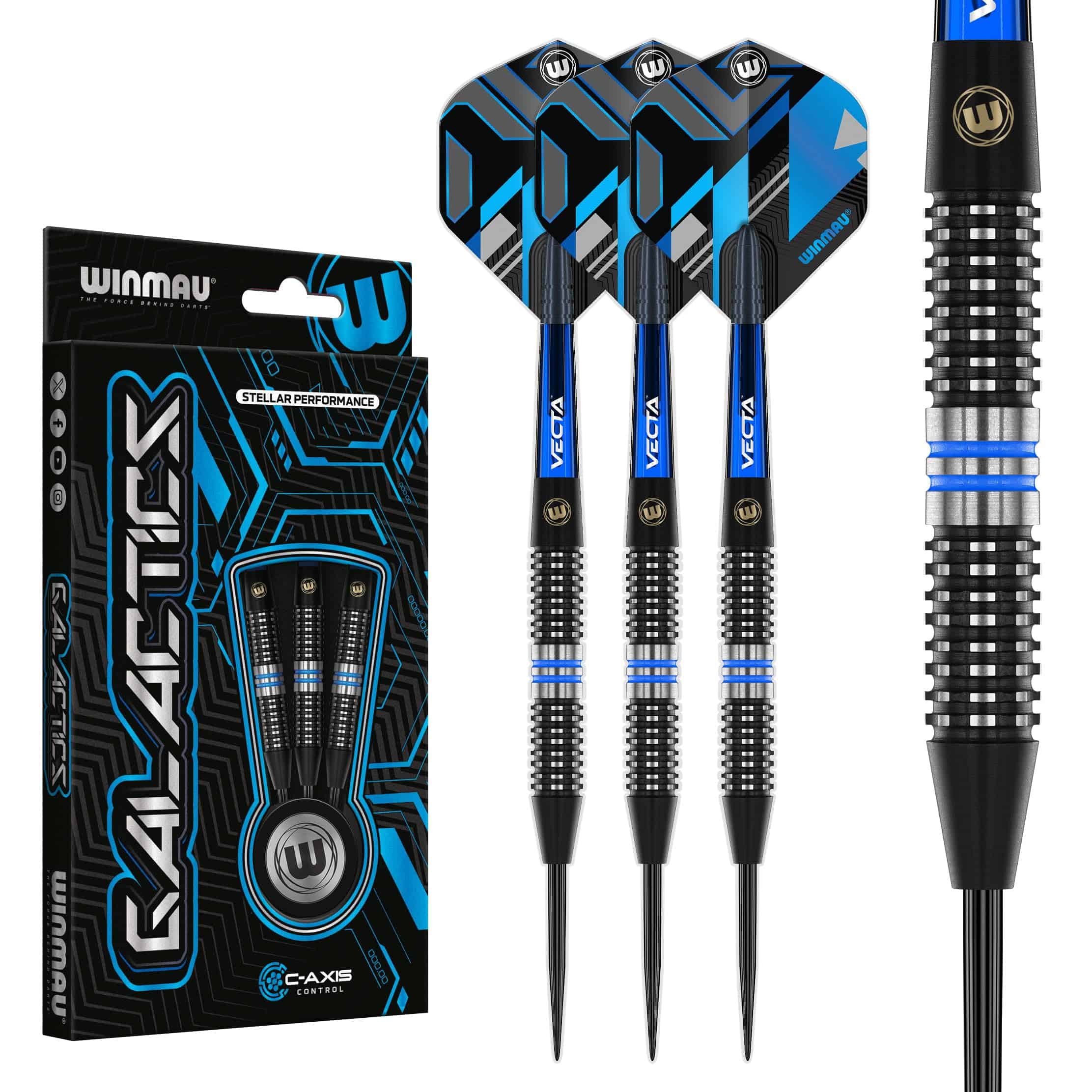 Set de Dardos Winmau Galactics 26g 90% Profesional de