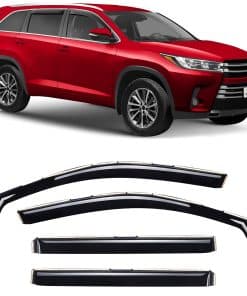 Voron Glass in-Channel Deflectores de -Negro