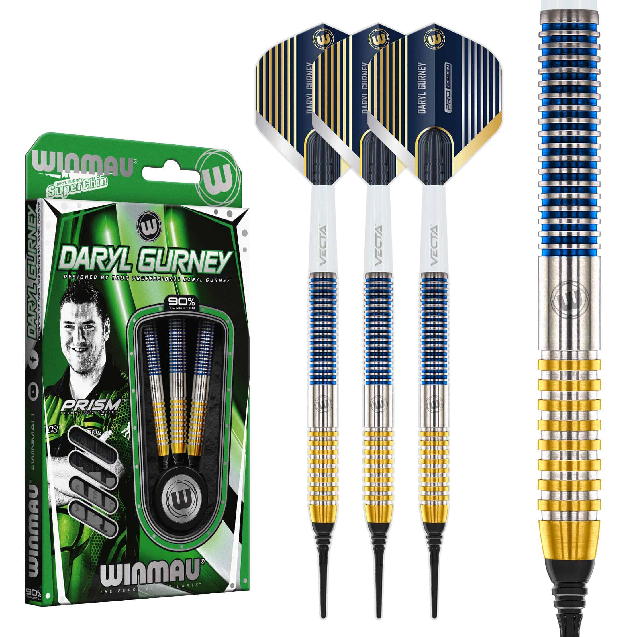 Set de Dardos Winmau - Jugador Profesional - Daryl Gurney