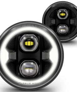 Faro Delantero LED Redondo TRUE MODS 7 Pulgadas Negro H6024