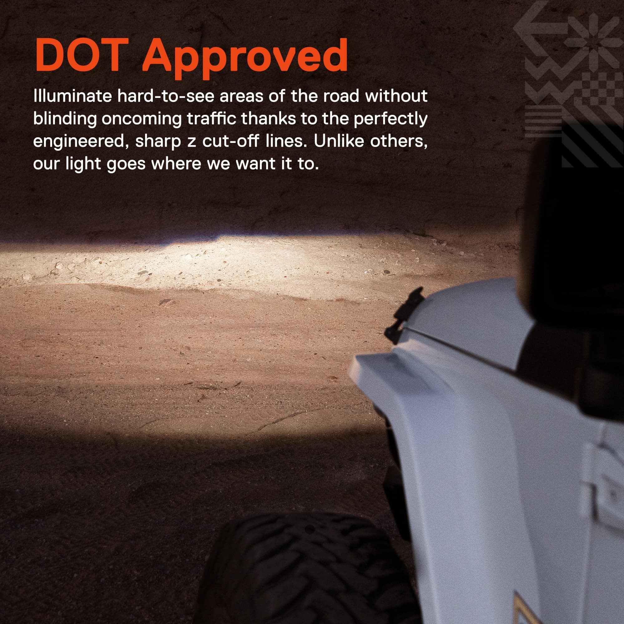 Faro Delantero LED Redondo TRUE MODS 7 Pulgadas Negro H6024 - Imagen 4