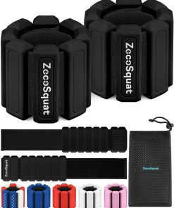 Pesas de Tobillo para Mujeres y Pesas de -Negro