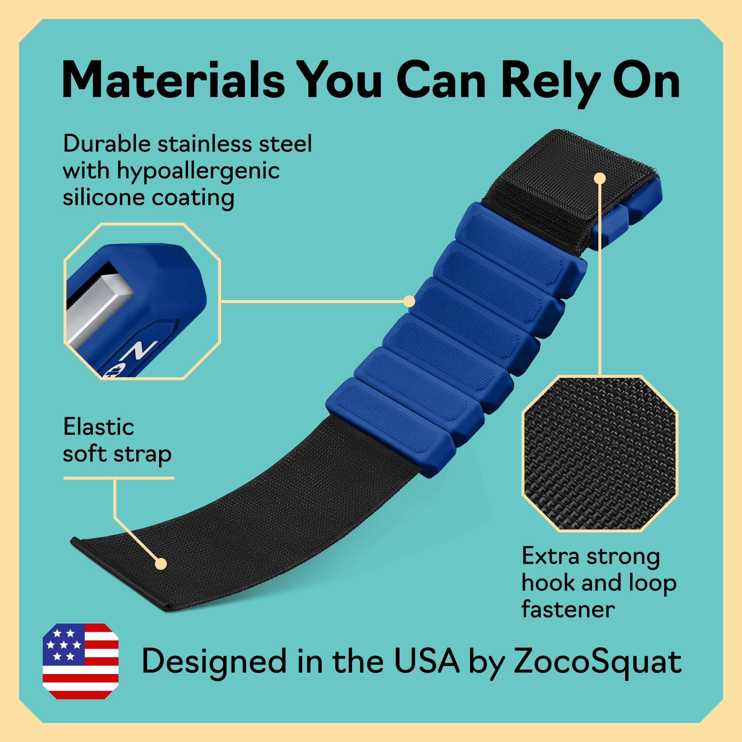 Pesas de Tobillo para Mujeres y Pesas de -Azul Marino - Imagen 5