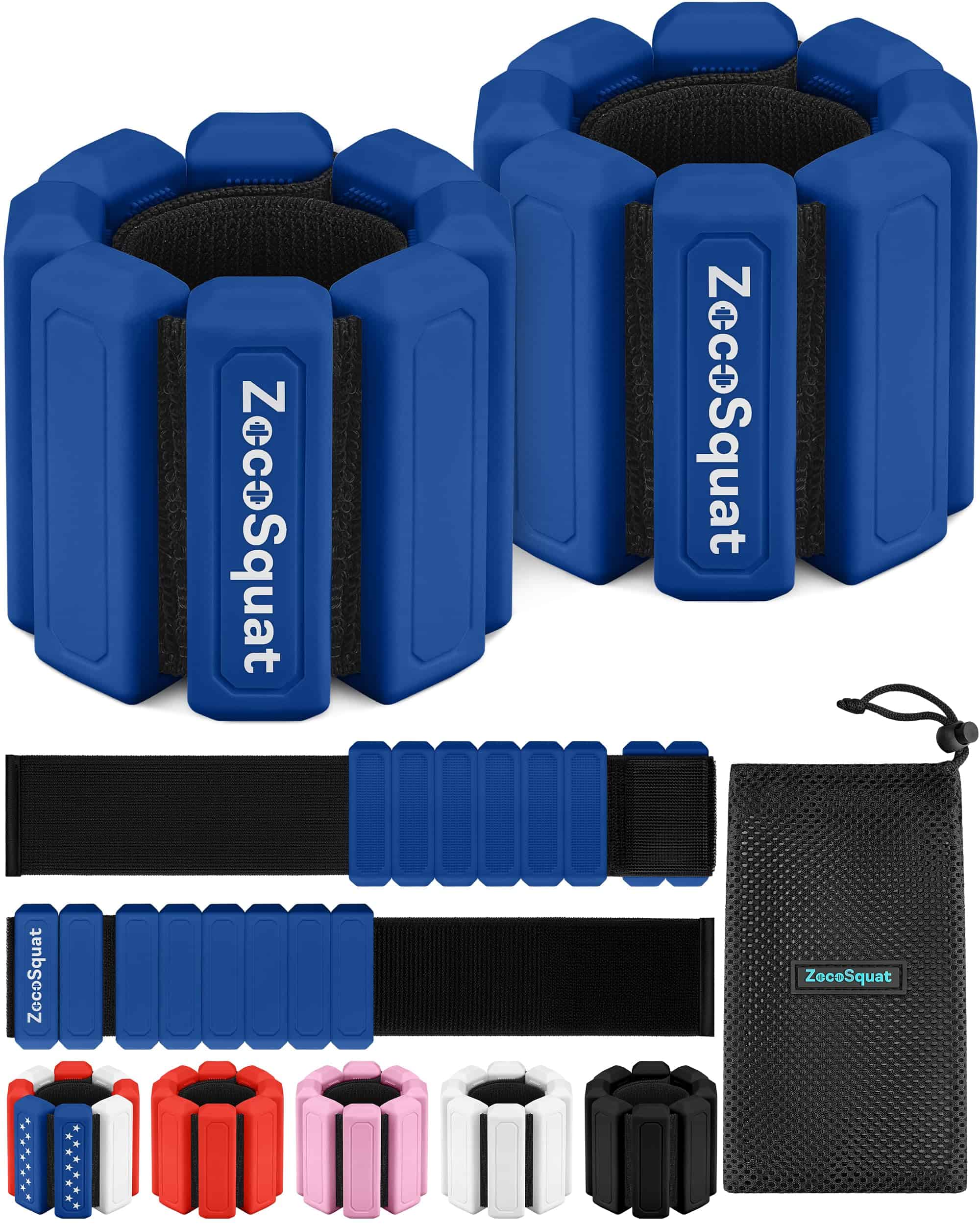 Pesas de Tobillo para Mujeres y Pesas de -Azul Marino