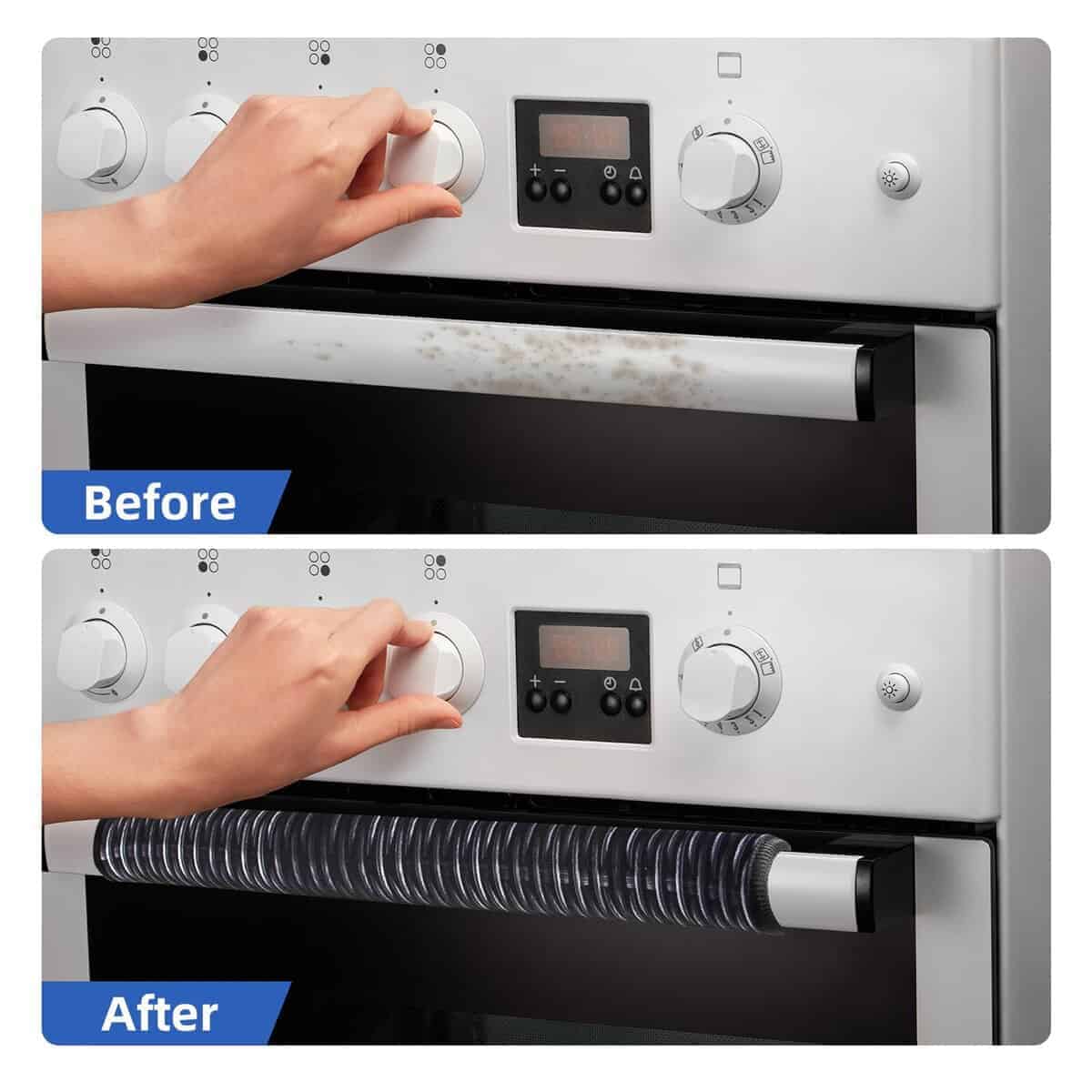 Cubiertas para manijas de puerta de -Negro + Blanco, 4 pieza - Imagen 7