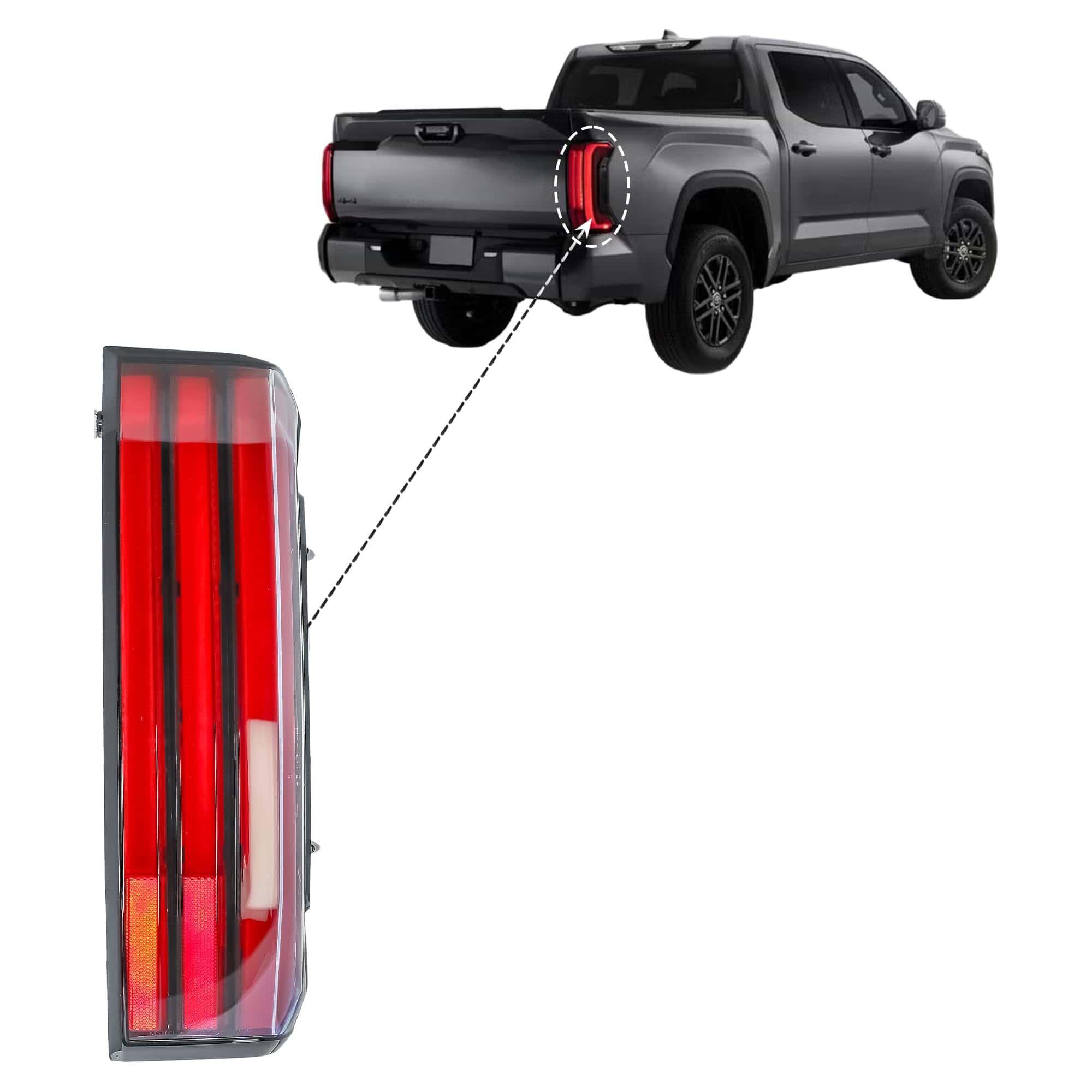Luz de Cola LED Completa para Pasajero Derecho de Repuesto - Imagen 6
