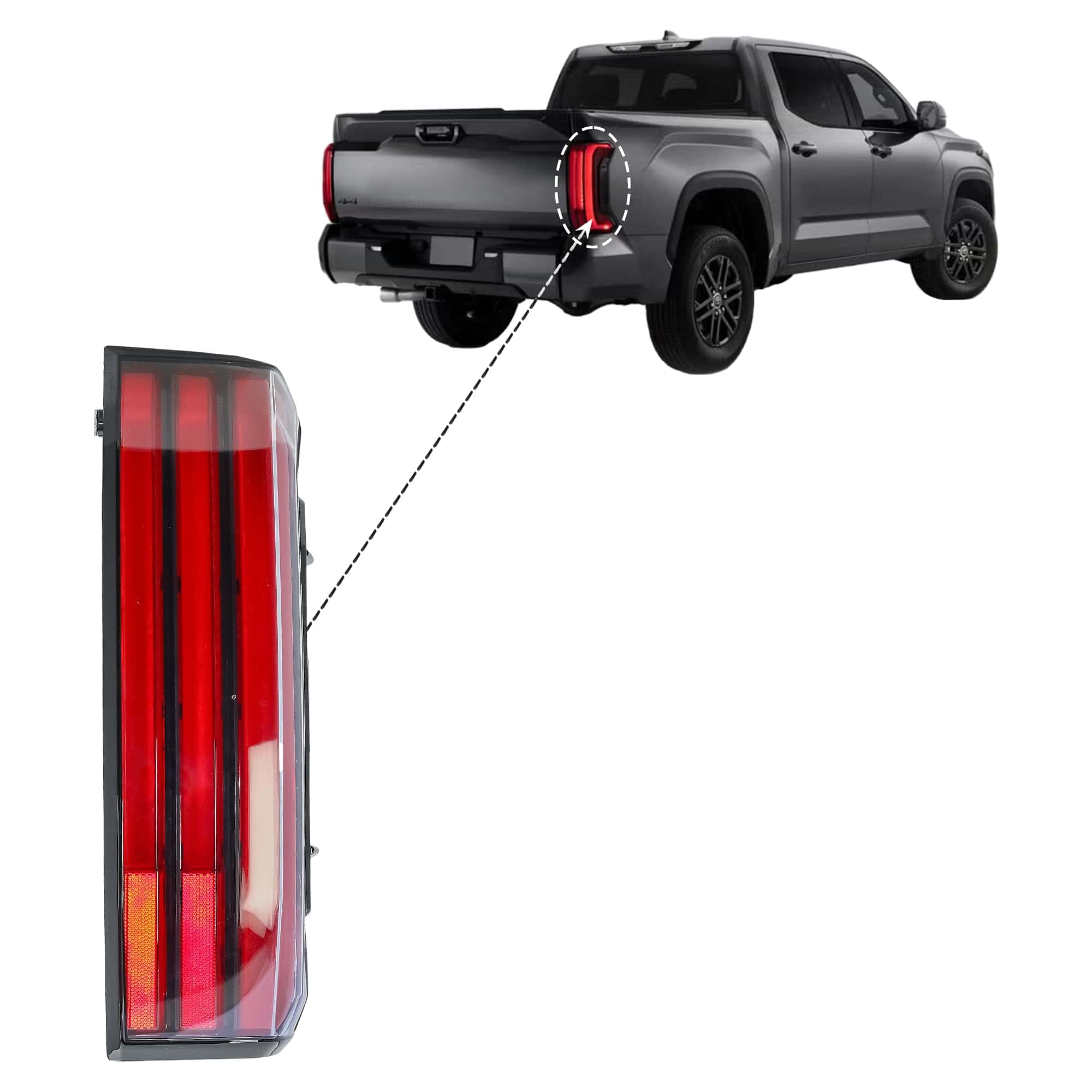 Faro trasero completo de LED de repuesto para lado del - Imagen 7