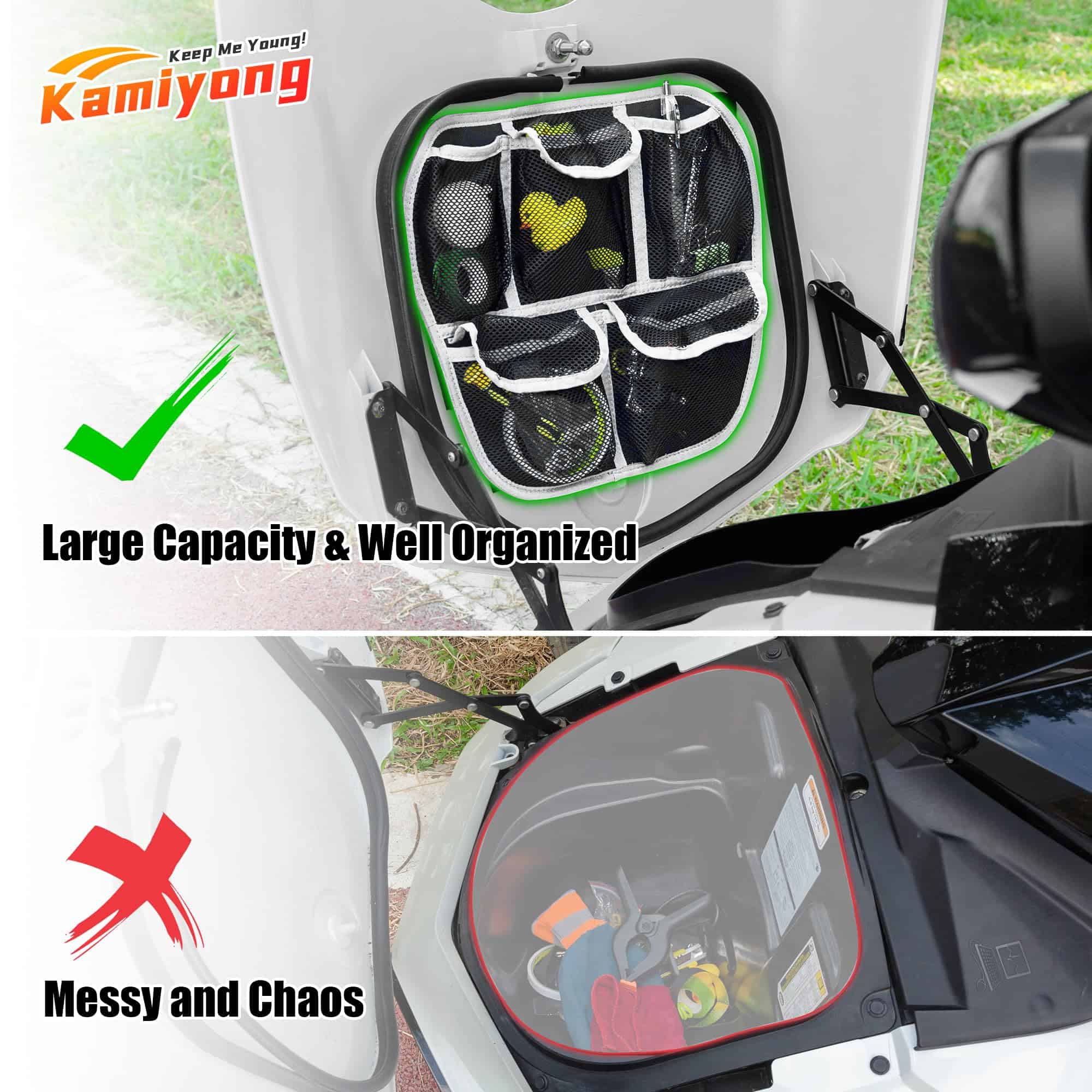 Organizador para Tapa del Maletero Delantero KAMIYONG con 5 - Imagen 6