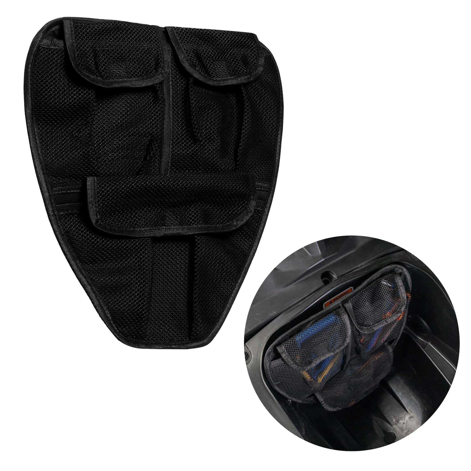 Organizador de pared lateral del -Negro