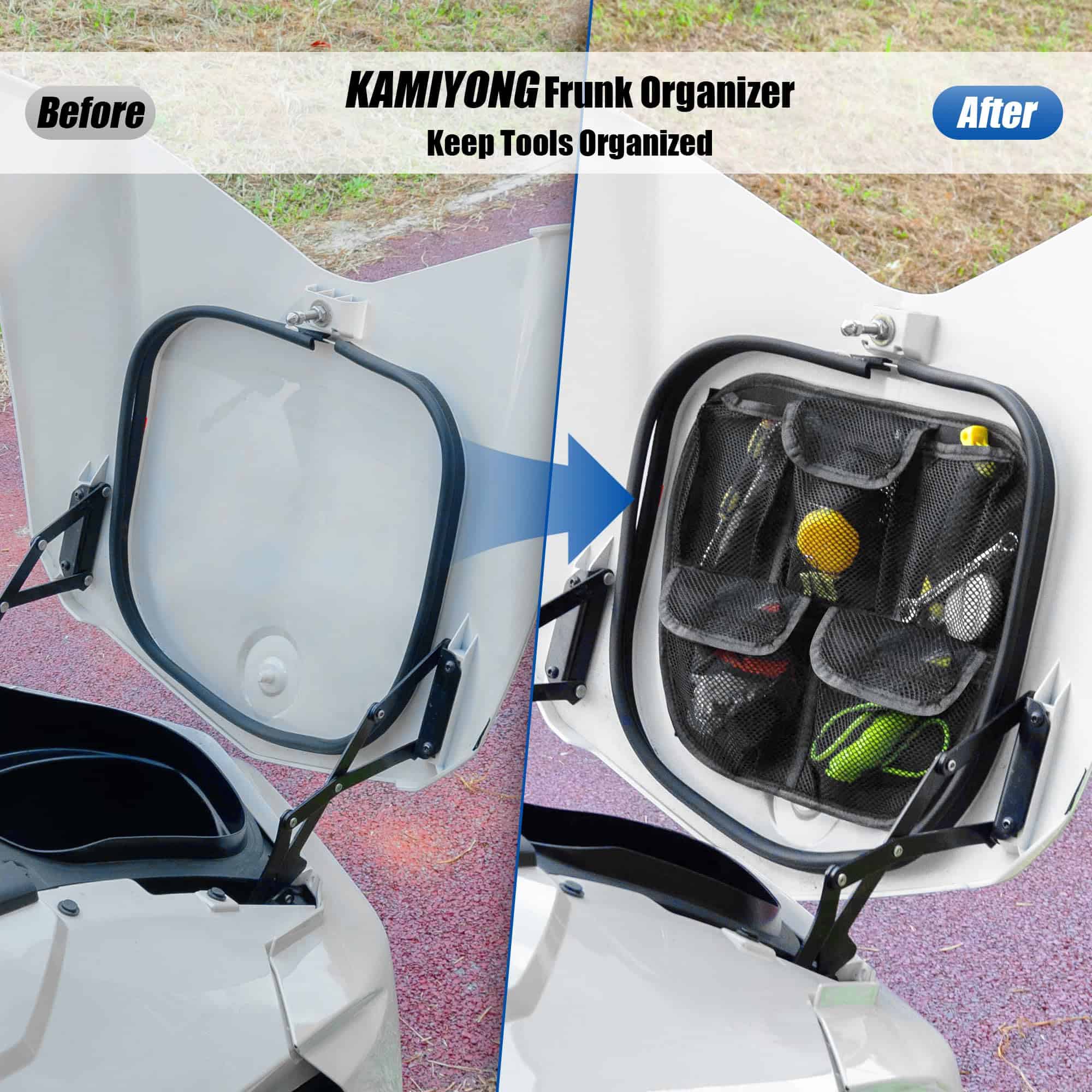 Organizador de tapa delantera del maletero KAMIYONG con 5 - Imagen 3