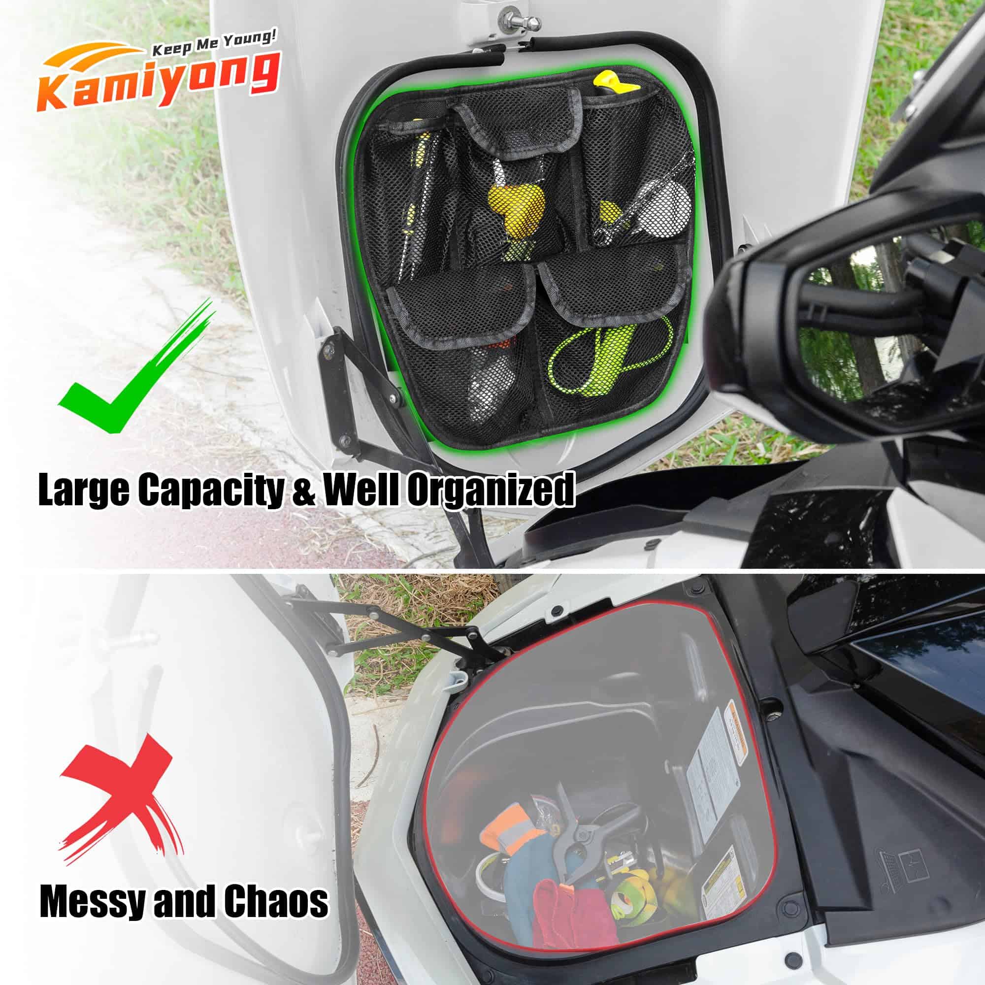 Organizador de tapa delantera del maletero KAMIYONG con 5 - Imagen 6