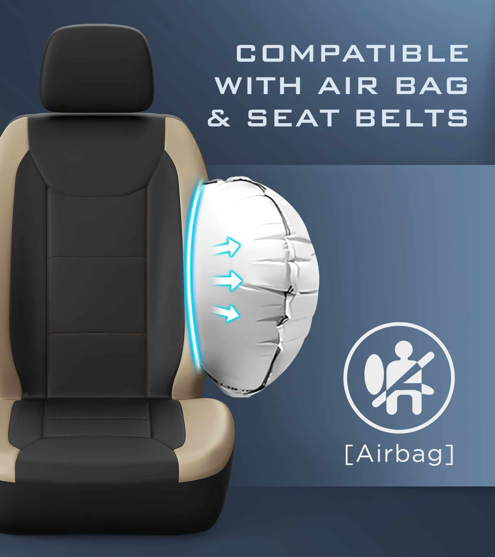 Cubierta de Asiento de Coche Impermeable Premium VALIHO - Imagen 6