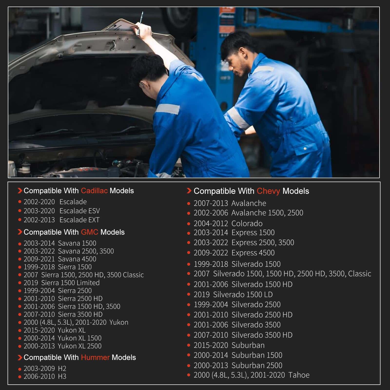 Kit de Alineación de Caster/Camber de 4 piezas K100026, - Imagen 3