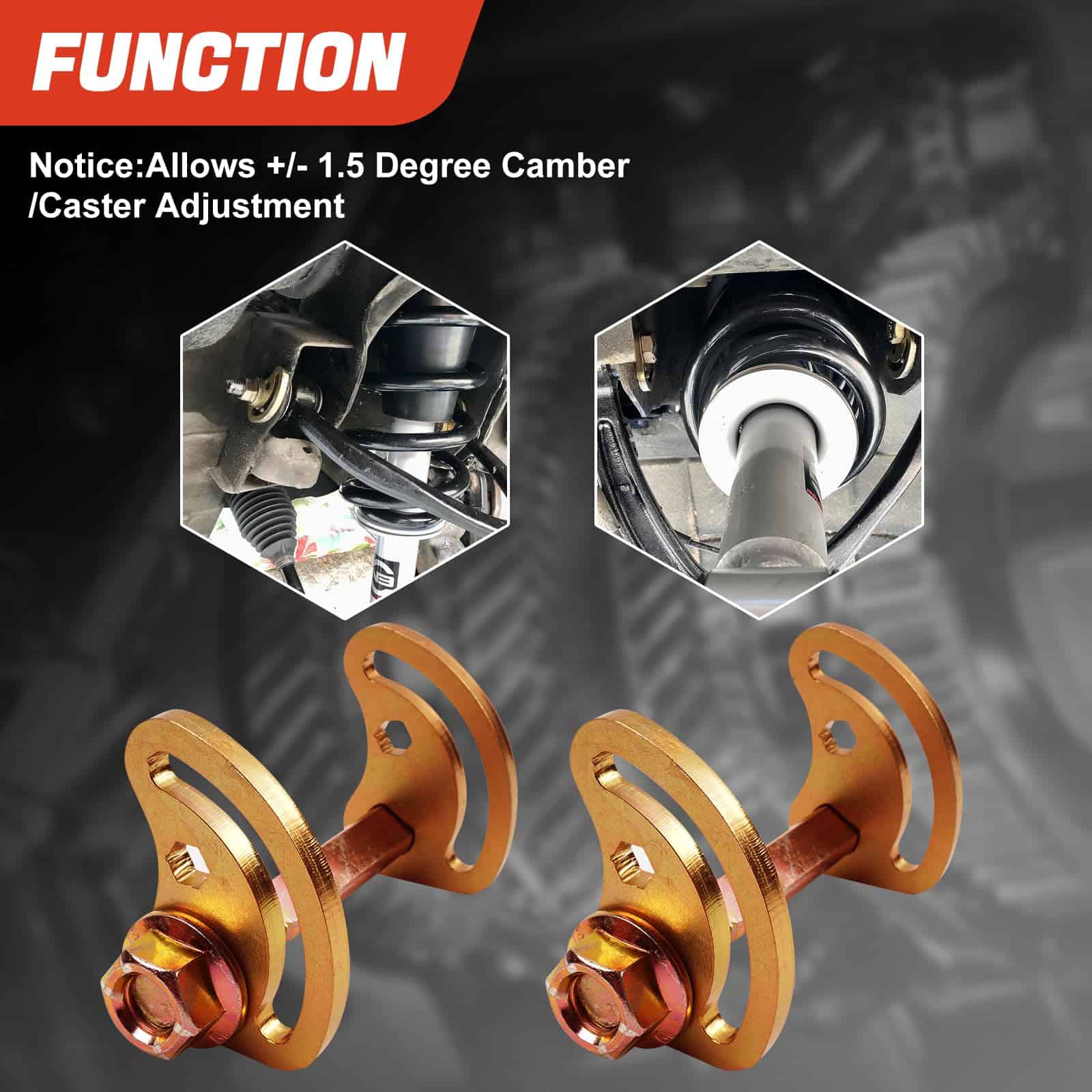 Kit de Alineación de Caster/Camber de 4 piezas K100026, - Imagen 6