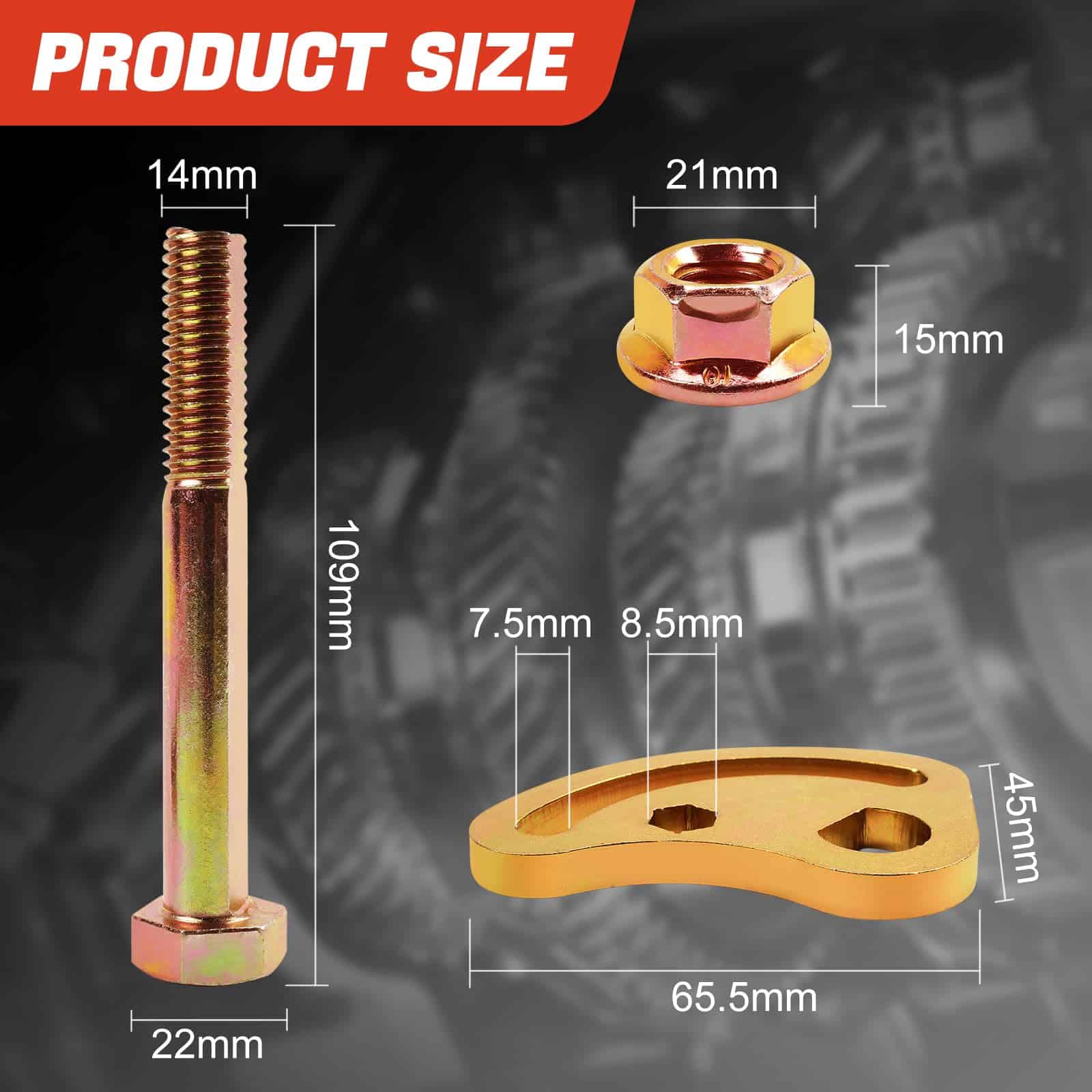 Kit de Alineación de Caster/Camber de 4 piezas K100026, - Imagen 4