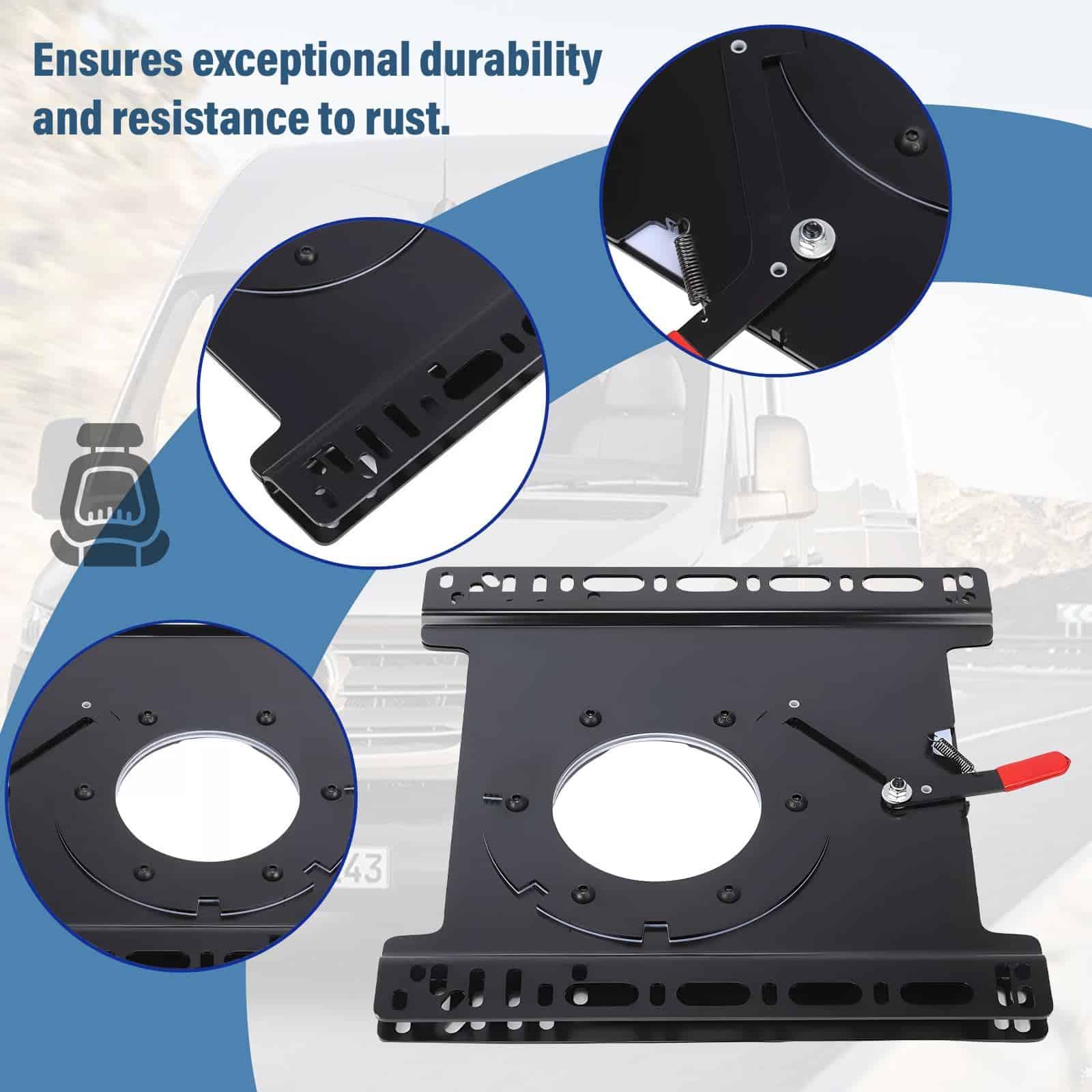 Base de Asiento Giratorio ASDJAKZP, Rotación de 360�, Base - Imagen 6