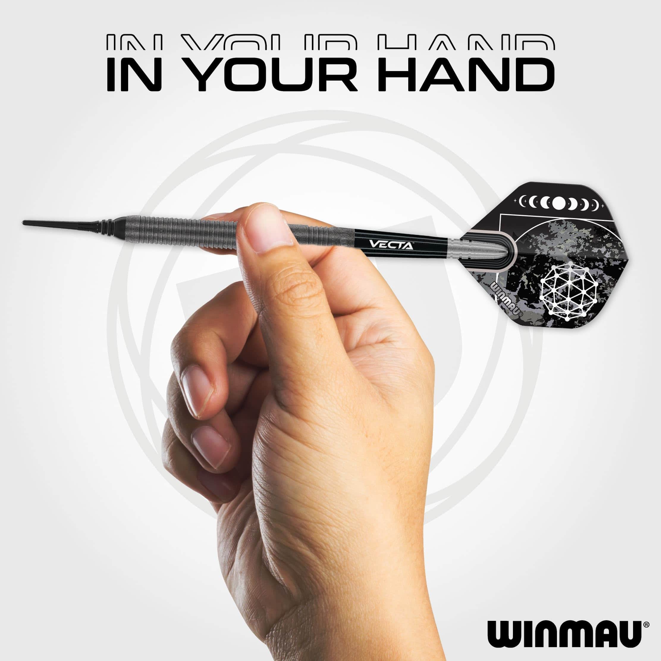 Juego de Dardos Winmau Callisto 18g -Negro y Plateado - Imagen 6