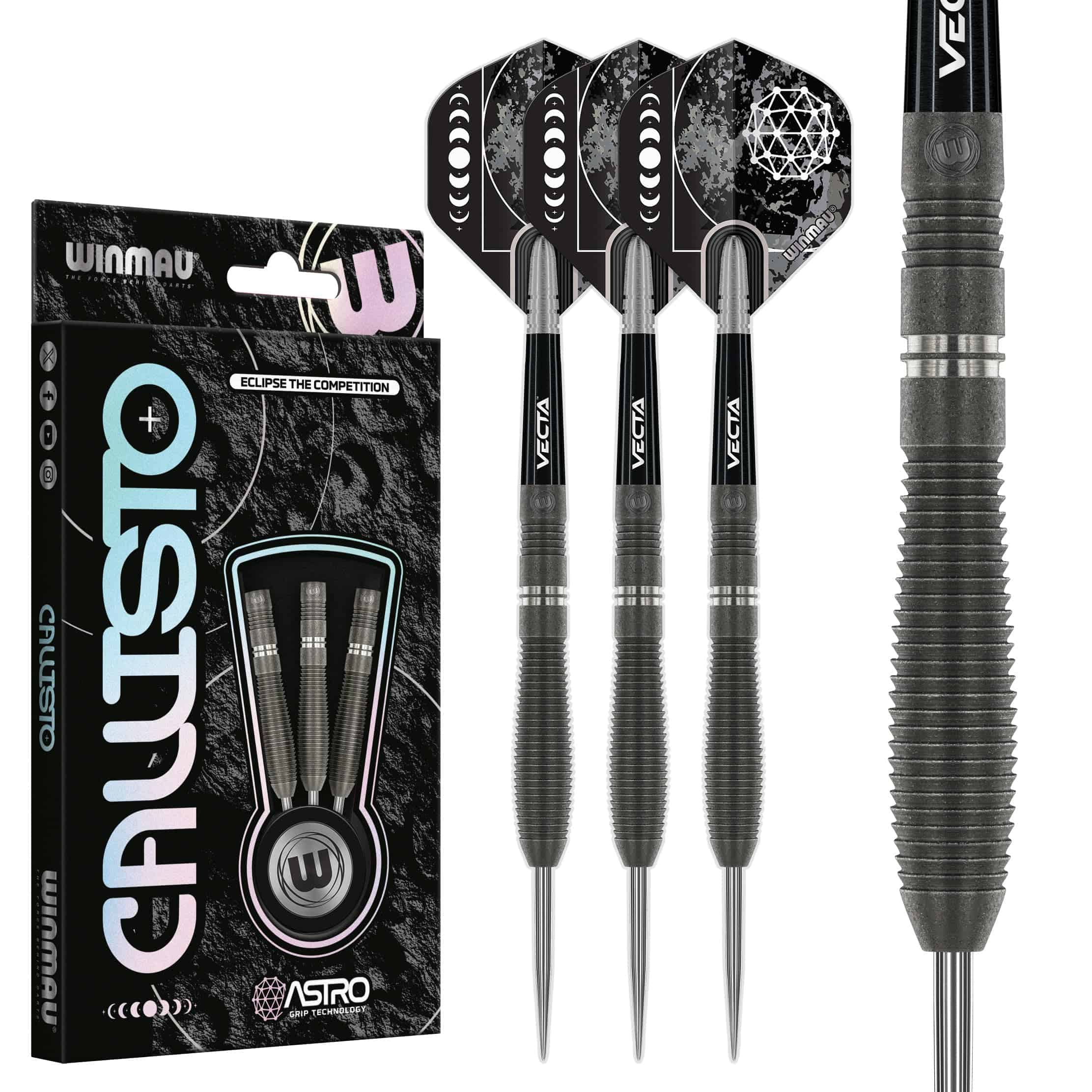 Set de Dardos Winmau Callisto 24g 90% de Tungsteno